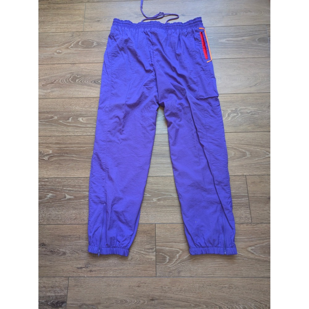 Vtg 90s Le Coq Sportif Colorblock Tracksuit Purple Orange Red Colorful Set M - Picture 15 of 15